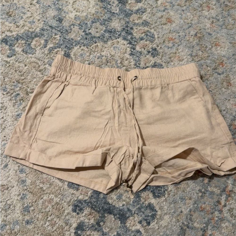 Women's Tan Casual Shorts
